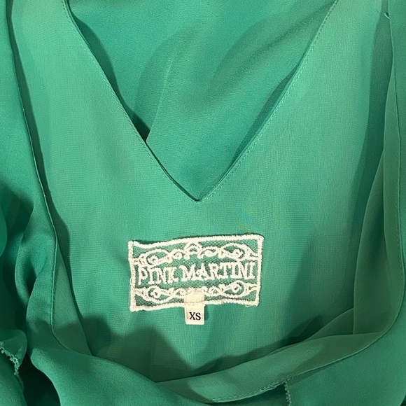 Pink Martini Ruffle Dress/XSmall - Picture 7 of 9